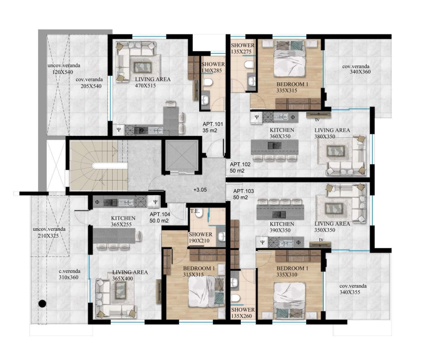 Modern Apartments for Sale in Zakaki, Limassol