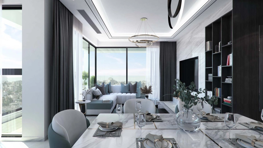 402 Luxurious 3-Bedroom Penthouse with Private Pool in Chalkoutsa, Limassol